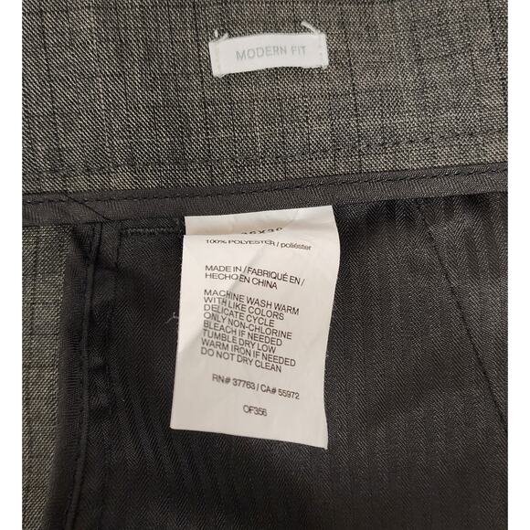 Perry Ellis Portfolio Men's Modern Fit Straight Leg Dress Pants Size 36X30 - Picture 6 of 6